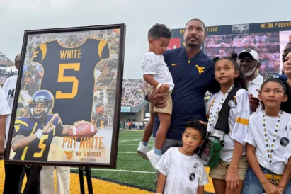 West Virginia Retires Pat White's No. 5